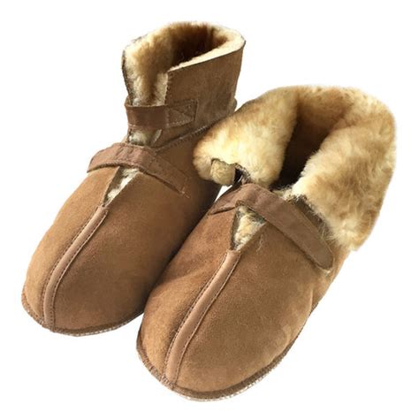 Best Most Comfortable & Warm Handmade Men's Genuine Sheepskin Slippers ...