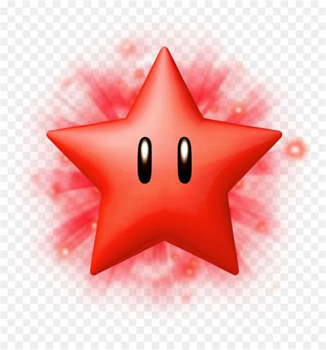 Super Mario Red Star , Png Download - Super Mario Red Star, Transparent ...