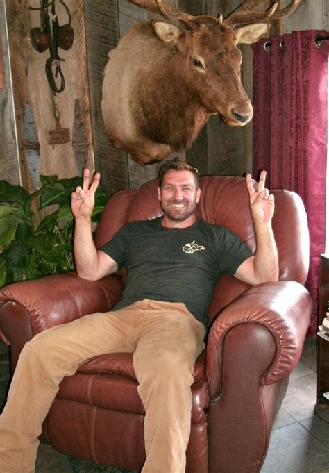 Mark Bowe hanging in the living room after shooting with the Barnwood ...