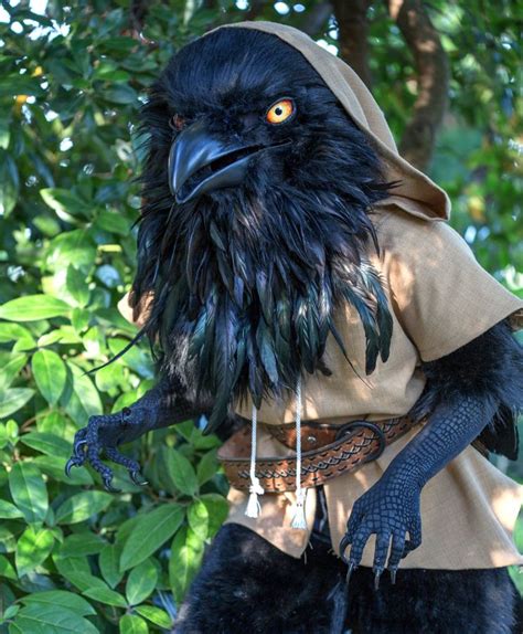 Amazing D&D Kenku costume | Raven costume, Raven cosplay, Bird costume