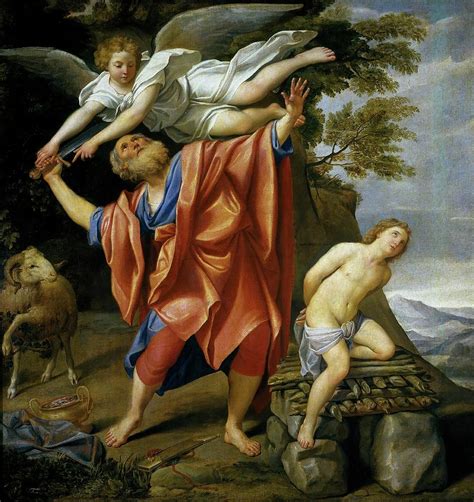 Domenichino / 'The Sacrifice of Isaac', 1627-1628, Italian School ...