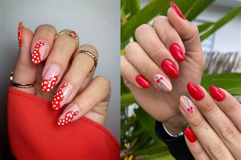 Red Color Nail Designs - Design Talk