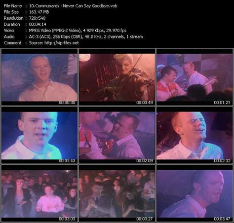 Communards «Never Can Say Goodbye» VOB File