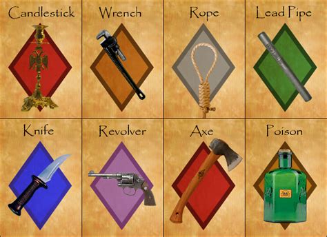 Clue - Weapons by droo216 on DeviantArt