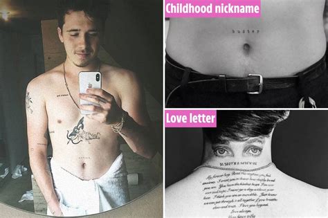 Brooklyn Beckham’s tattoos explained including his FIVE tributes to ...