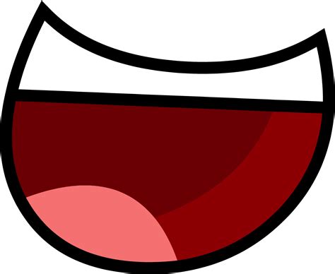 Bfdi Mouth Smile : Bfdi Mouth - Clipart Mouth Red Object Bfdi Mouth ...