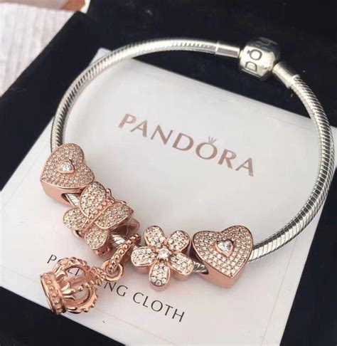 Pandora Charm Bracelet Rose Gold - digiphotomasters