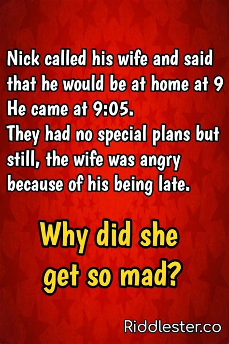 Can you solve this thought provoking riddle? | Funny riddles with ...