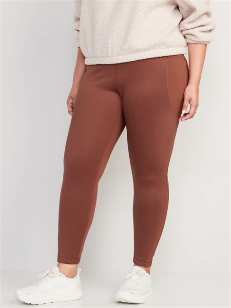 High-Waisted UltraCoze Fleece-Lined Leggings | Old Navy