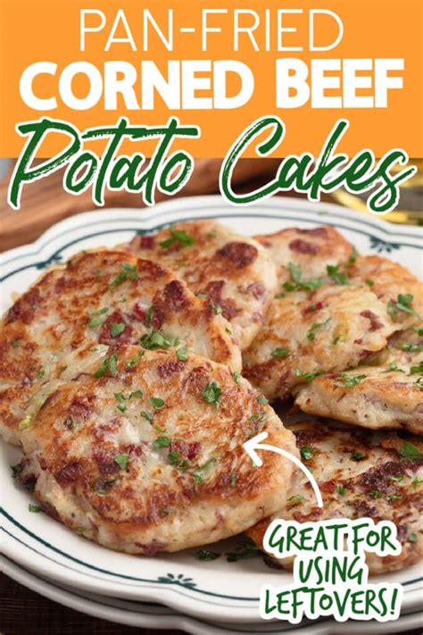 Corned Beef and Potato Cakes - Striped Spatula