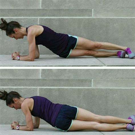 Plank + Side To Side Rock by Stephanie R. - Exercise How-to - Skimble