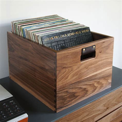 Dovetail Record Crate | Record crate, Vinyl storage, Record storage