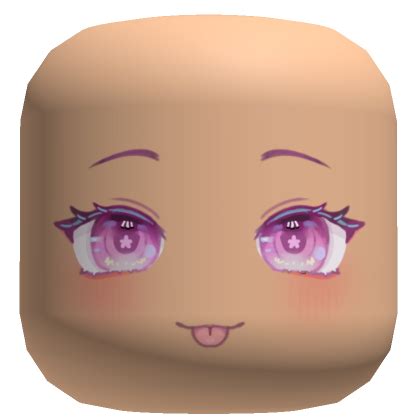 kawaii chibi blush anime girl silly face | Roblox Item - Rolimon's