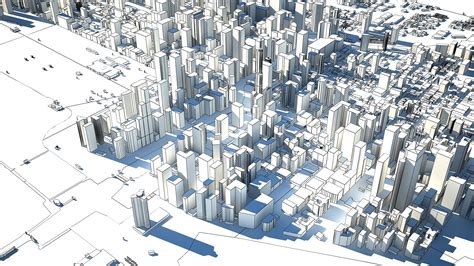 Chicago downtown city 3D model - TurboSquid 1504877