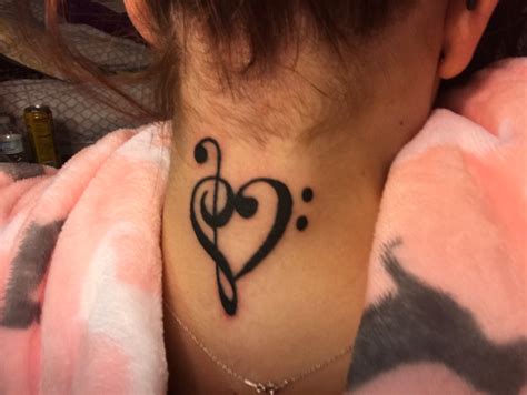 Treble and Bass clef that make a heart for all my music lovers out ...