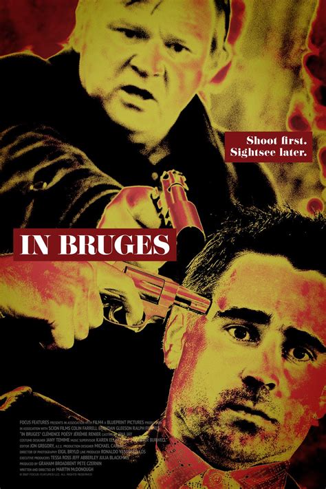 Poster for In Bruges by Scott Saslow. #inbruges #martinmcdonagh # ...