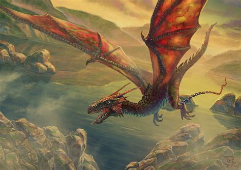 Fantasy Dragon Art by http://kirill-artblog.blogspot.com/