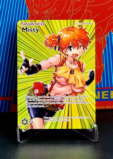 Custom Fan Made Orica Pokemon Card Misty Full Art | Etsy