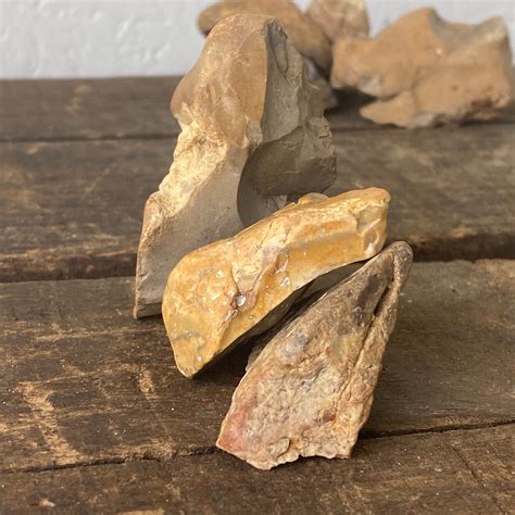 Flint Cores Chert Rock Stone Tool 15pc Collection HQ Ancient | Etsy