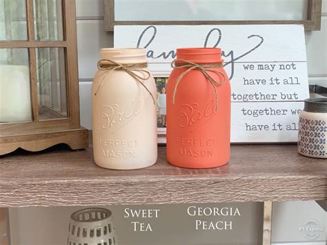 Mason Jar Decor Quart | Etsy