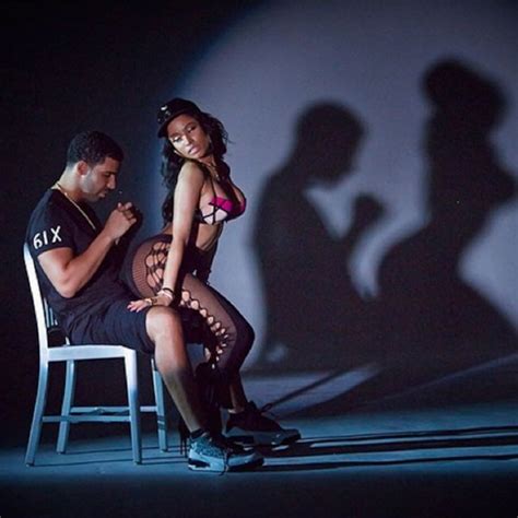 Nicki Minaj Gives Drake a Lap Dance in "Anaconda" Pics