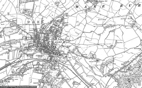 Old Maps of Ware, Hertfordshire - Francis Frith