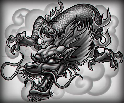 Free Chinese Dragon Drawing, Download Free Chinese Dragon Drawing png ...