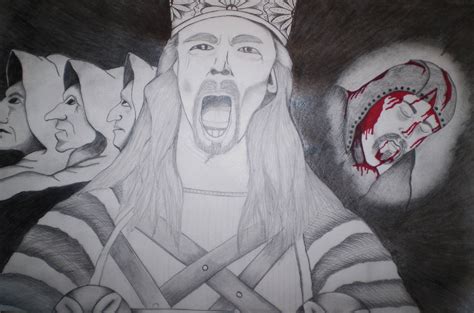 Macbeth and Banquo's ghost by liketodraw2 on DeviantArt