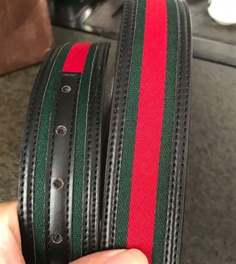 Fkers999: Gucci Classic Red Green Stripe Belt