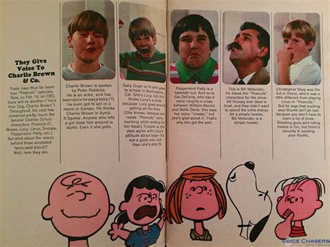 The voice actors behind the Peanuts gang (1968) - Boing Boing