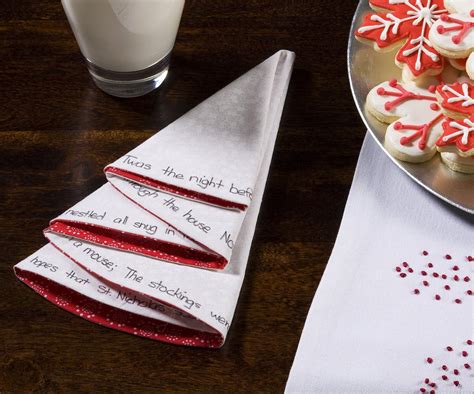 Jo-Ann Fabric and Craft Stores: How to Make: Christmas Tree Napkins ...