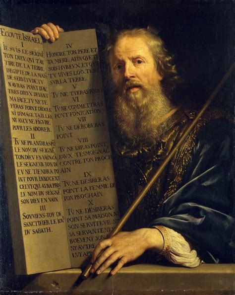 Moses with the Ten Commandments by Philippe de Champaigne | USEUM