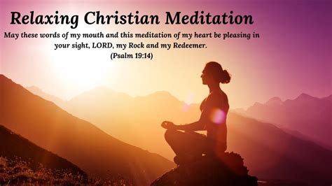 Christian Guided Meditation | Relaxing Christian Meditation for Sleep ...