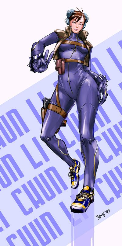 Chun Li alternate costume by anchan on DeviantArt