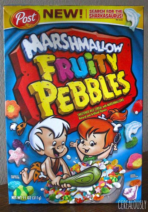 Review: Post Marshmallow Fruity Pebbles Cereal