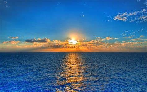 Blue Ocean Sunset Wallpapers - Top Free Blue Ocean Sunset Backgrounds ...