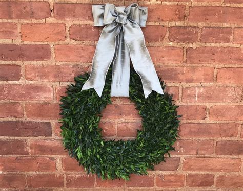 Boxwood Wreath Fresh Boxwood Wreath 12 Fresh | Etsy