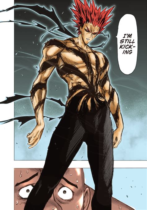 Colored panel of Garou from the recent chapter : r/OnePunchMan