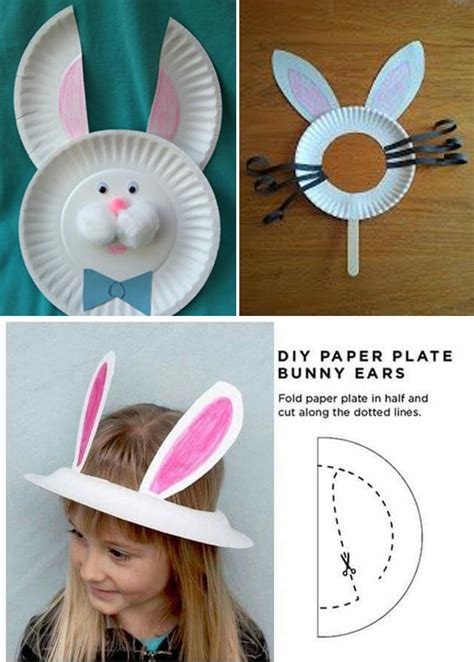 Make Small Easter Plate : 10 Adorable and Easy Easter Bunny Crafts : I ...