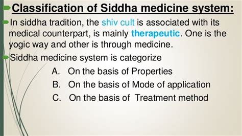 Siddha medicine system by Puja Ghosh