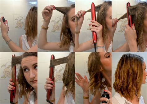 Fresh How To Curl hair With Straightener With Simple Style - Stunning ...