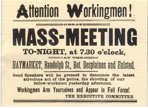 Today in History: The Haymarket Square Riot Explodes in Chicago (1886)