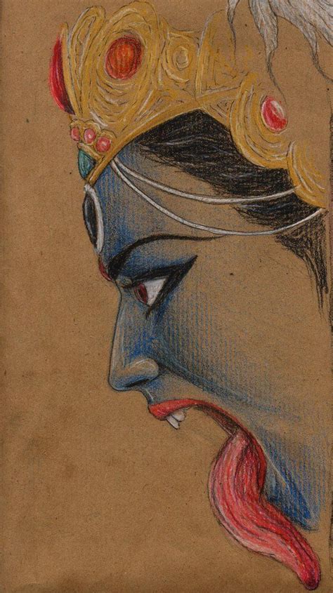 la-pitonisa-tropical: “ Kali by »violentsensation« ” Kali Yantra, Kali ...