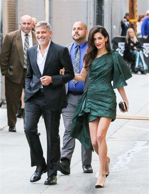 Amal and George Clooney: Arrives at Jimmy Kimmel Live -03 | GotCeleb