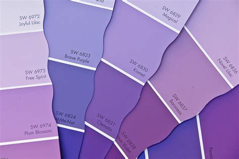 Purple paint samples | 4202. 365 Days of Colour : February C… | Flickr