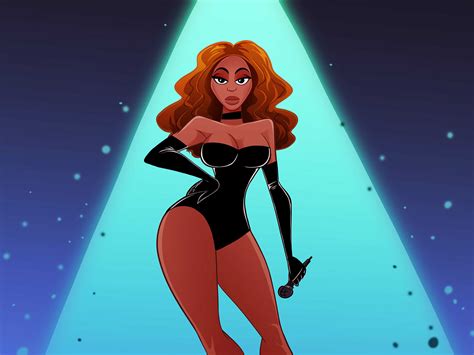 Beyonce Cartoon Drawing