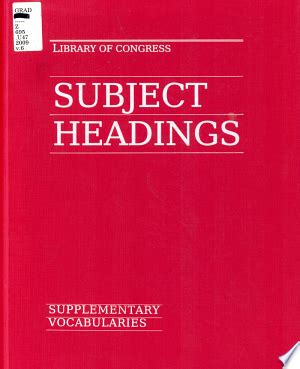 Download Library of Congress Subject Headings PDF Free