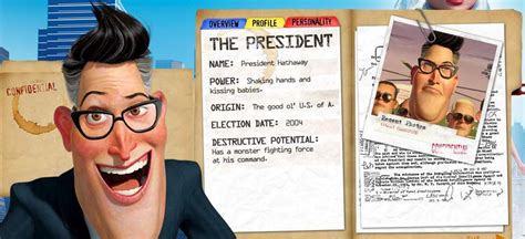 Monsters vs Aliens - The President Profile by dlee1293847 on DeviantArt