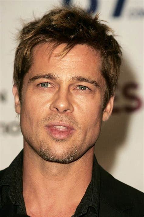 Brad Pitt Fury Hair