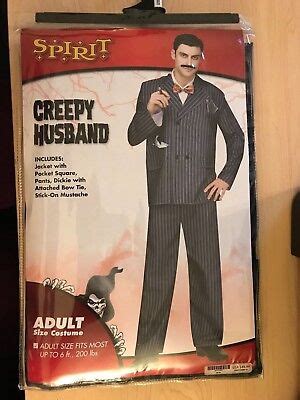 Spirit Halloween - Creepy Husband Costume New in Package Plus Size up ...